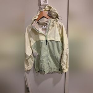 Two-Tone Hooded Windbreaker Jacket